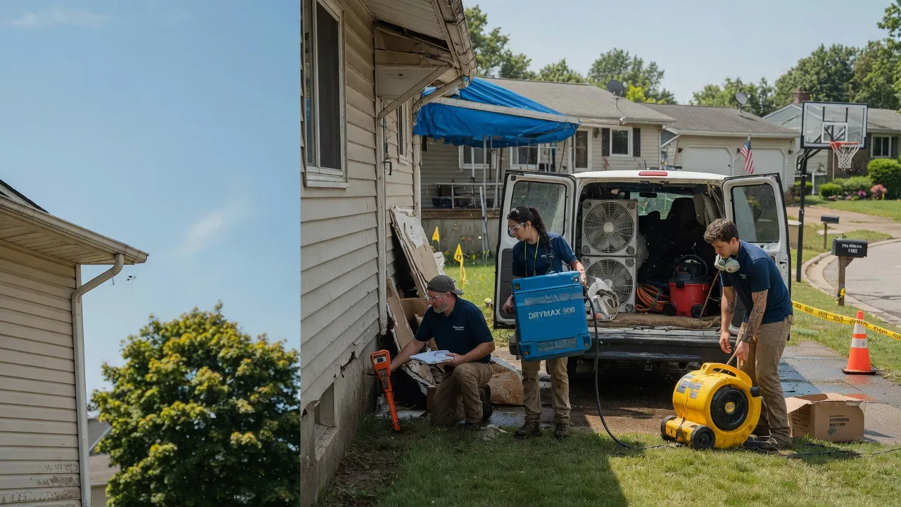 Ceiling Leak Cleanup in Rosendale, MO near me