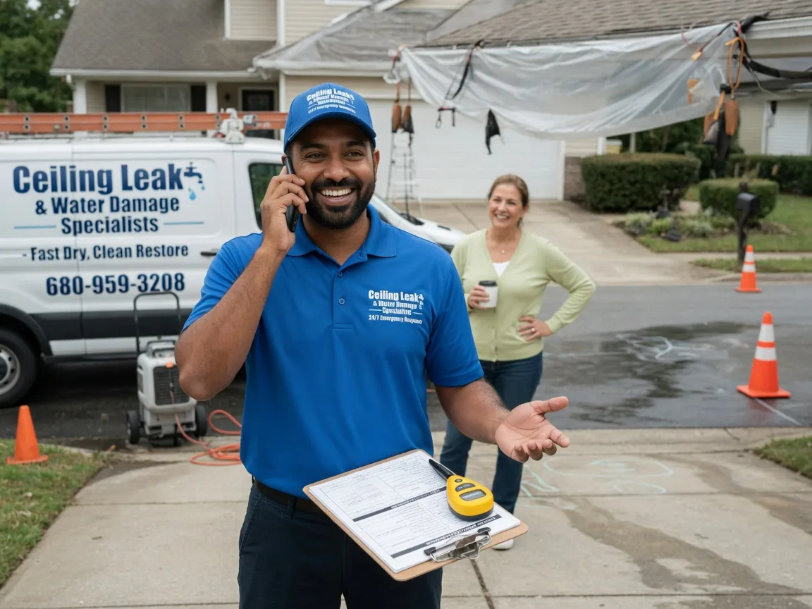 Ceiling Leak Cleanup Rosendale, MO FAQs